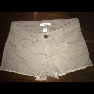 Grey shorts from Wet Seal